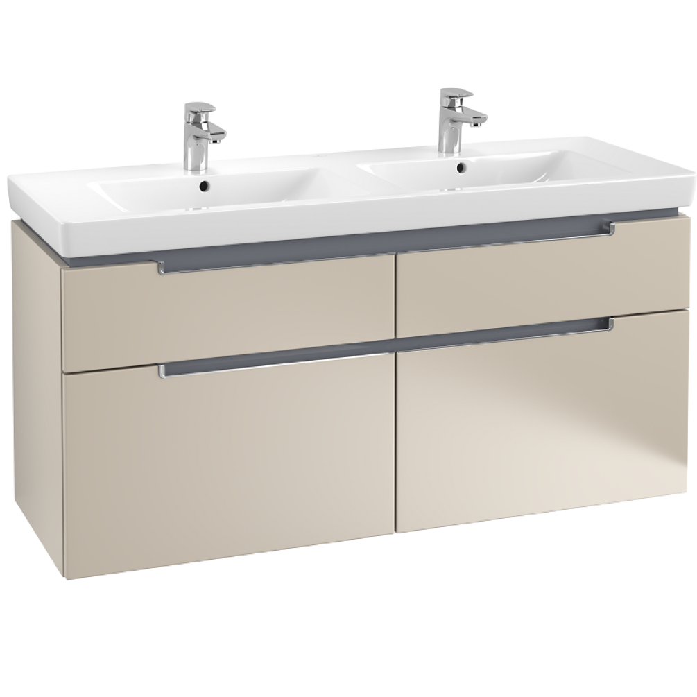 Villeroy & Boch Subway 2.0 1300mm Vanity Unit & Double Washbasin