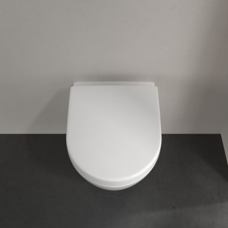 Villeroy & Boch Subway 2.0 Compact Rimless Wall Hung Toilet & Soft Close Seat