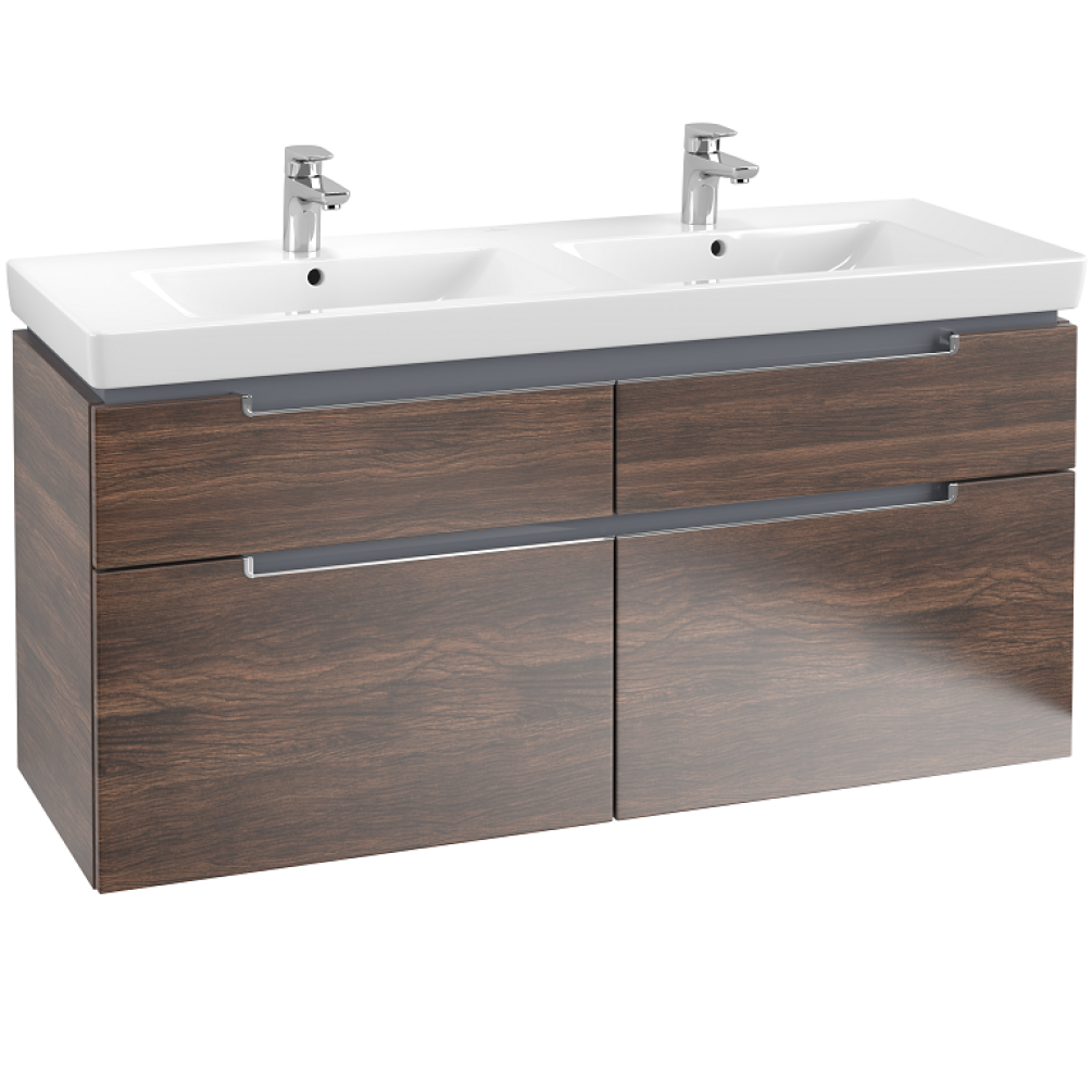 Villeroy & Boch Subway 2.0 1300mm Vanity Unit & Double Washbasin