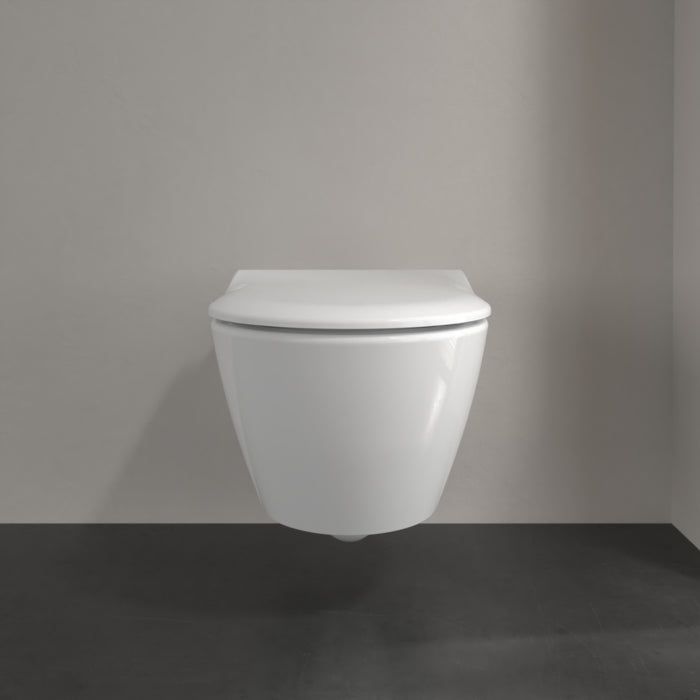 Villeroy & Boch Subway 2.0 Rimless Wall Hung Toilet & Slim Soft Close Seat