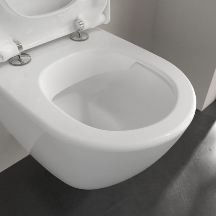 Villeroy & Boch Subway 2.0 Compact Rimless Wall Hung Toilet & Soft Close Seat