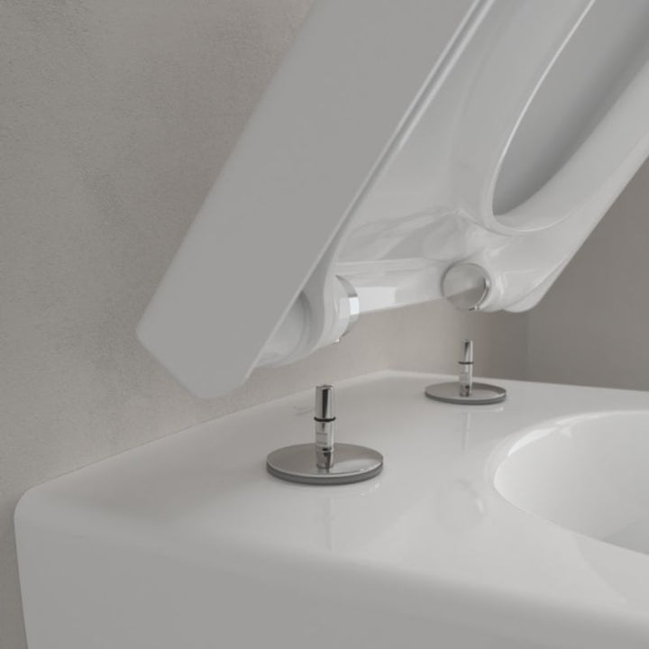 Villeroy & Boch Subway 2.0 Compact Rimless Wall Hung Toilet & Soft Close Seat