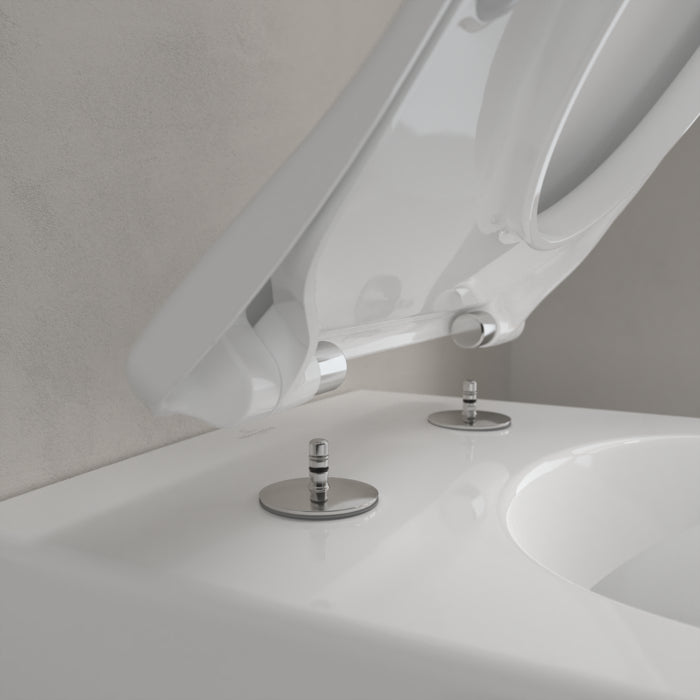 Villeroy & Boch Subway 2.0 Rimless Wall Hung Toilet & Slim Soft Close Seat