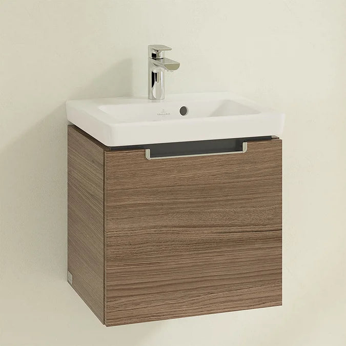 Villeroy & Boch Subway 2.0 450mm Wall Hung 1 Drawer Vanity Unit & Basin