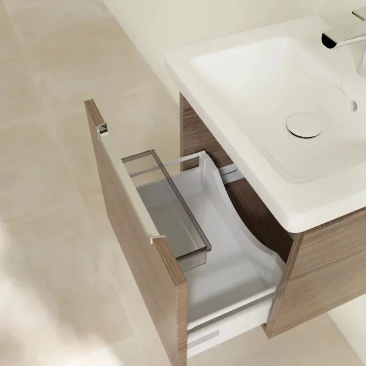 Villeroy & Boch Subway 2.0 500mm Wall Hung 1 Drawer Vanity Unit & Basin