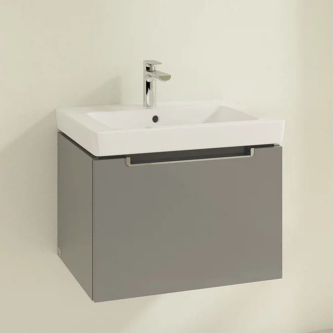 Villeroy & Boch Subway 2.0 600mm Wall Hung 1 Drawer Vanity Unit & Basin