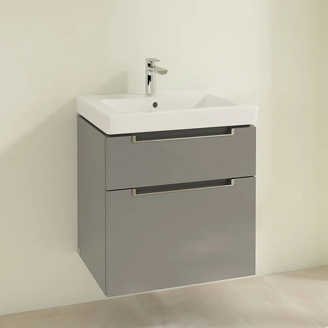 Villeroy & Boch Subway 2.0 600mm Wall Hung 2 Drawer Vanity Unit & Basin