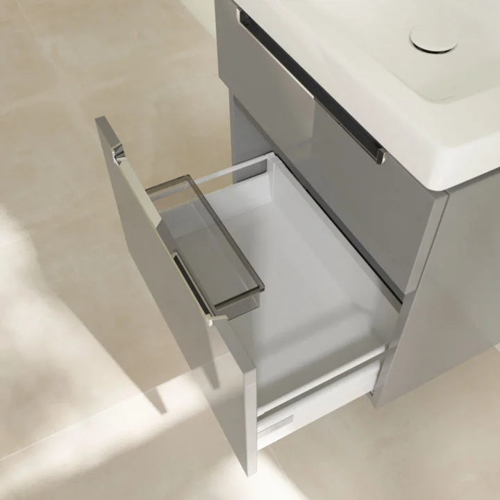 Villeroy & Boch Subway 2.0 600mm Wall Hung 2 Drawer Vanity Unit & Basin