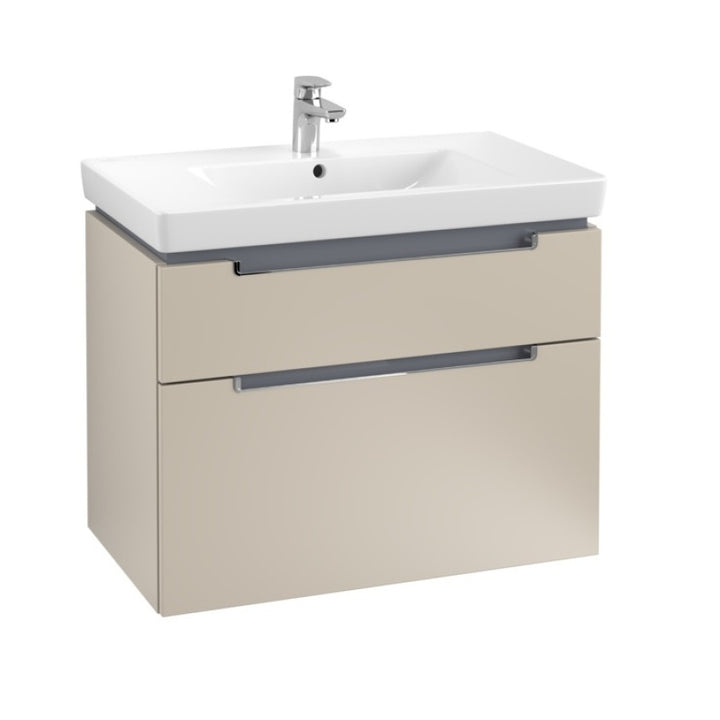 Villeroy & Boch Subway 2.0 800mm Wall Hung 2 Drawer Vanity Unit & Basin