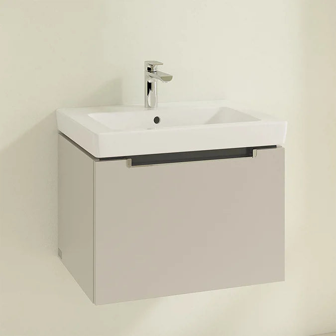 Villeroy & Boch Subway 2.0 600mm Wall Hung 1 Drawer Vanity Unit & Basin