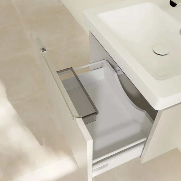 Villeroy & Boch Subway 2.0 600mm Wall Hung 1 Drawer Vanity Unit & Basin