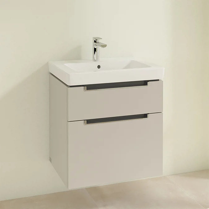 Villeroy & Boch Subway 2.0 600mm Wall Hung 2 Drawer Vanity Unit & Basin