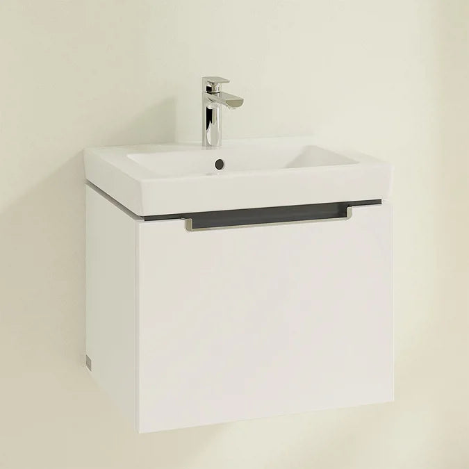 Villeroy & Boch Subway 2.0 550mm Wall Hung 1 Drawer Vanity Unit & Basin