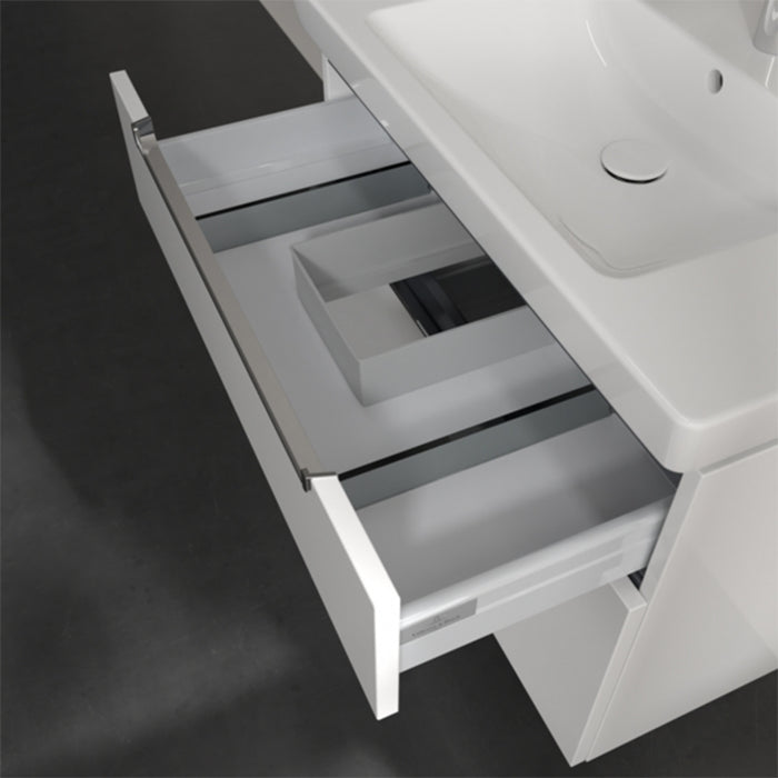 Villeroy & Boch Subway 2.0 800mm Wall Hung 2 Drawer Vanity Unit & Basin