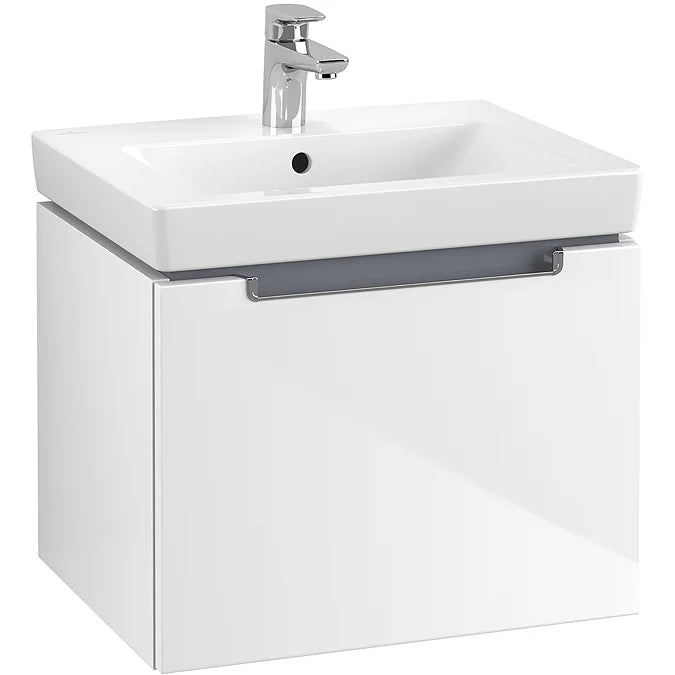 Villeroy & Boch Subway 2.0 550mm Wall Hung 1 Drawer Vanity Unit & Basin