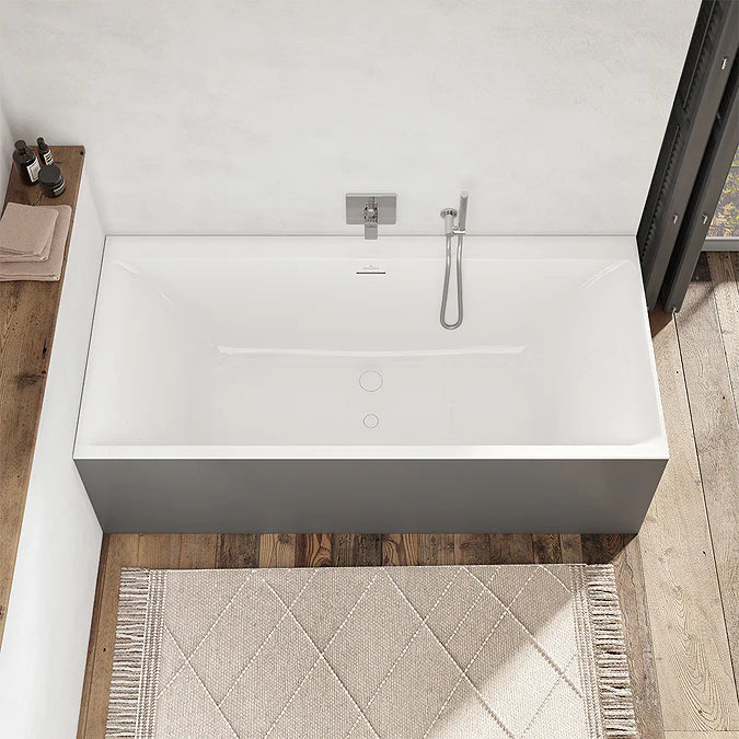 Villeroy & Boch Subway 3.0 Double Ended Bath with SilentFlow Bath Filler