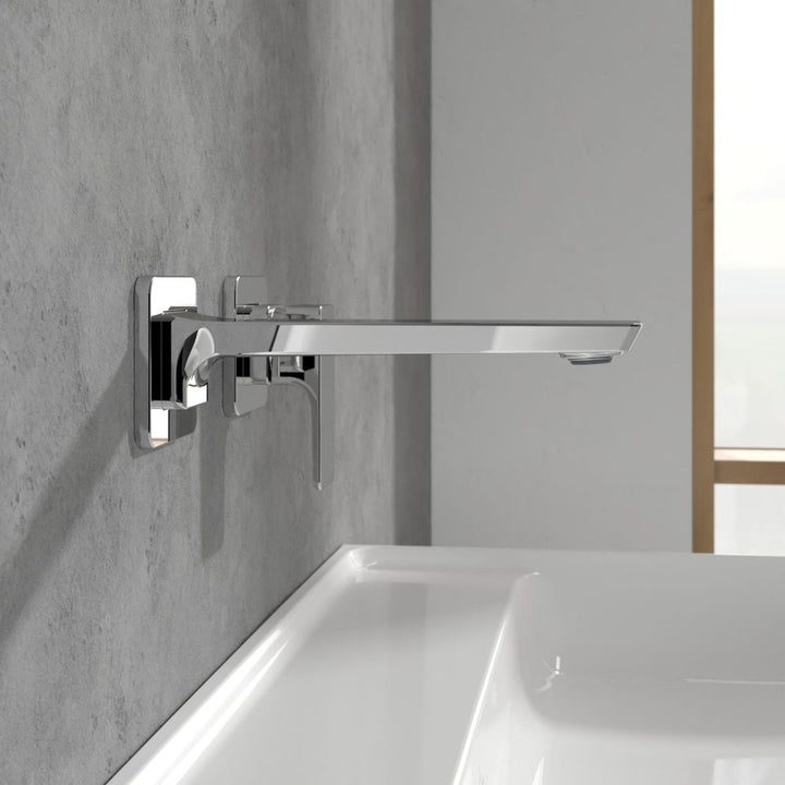 Villeroy & Boch Subway 3.0 Single Lever Wall Mounted Basin Mixer In Chrome