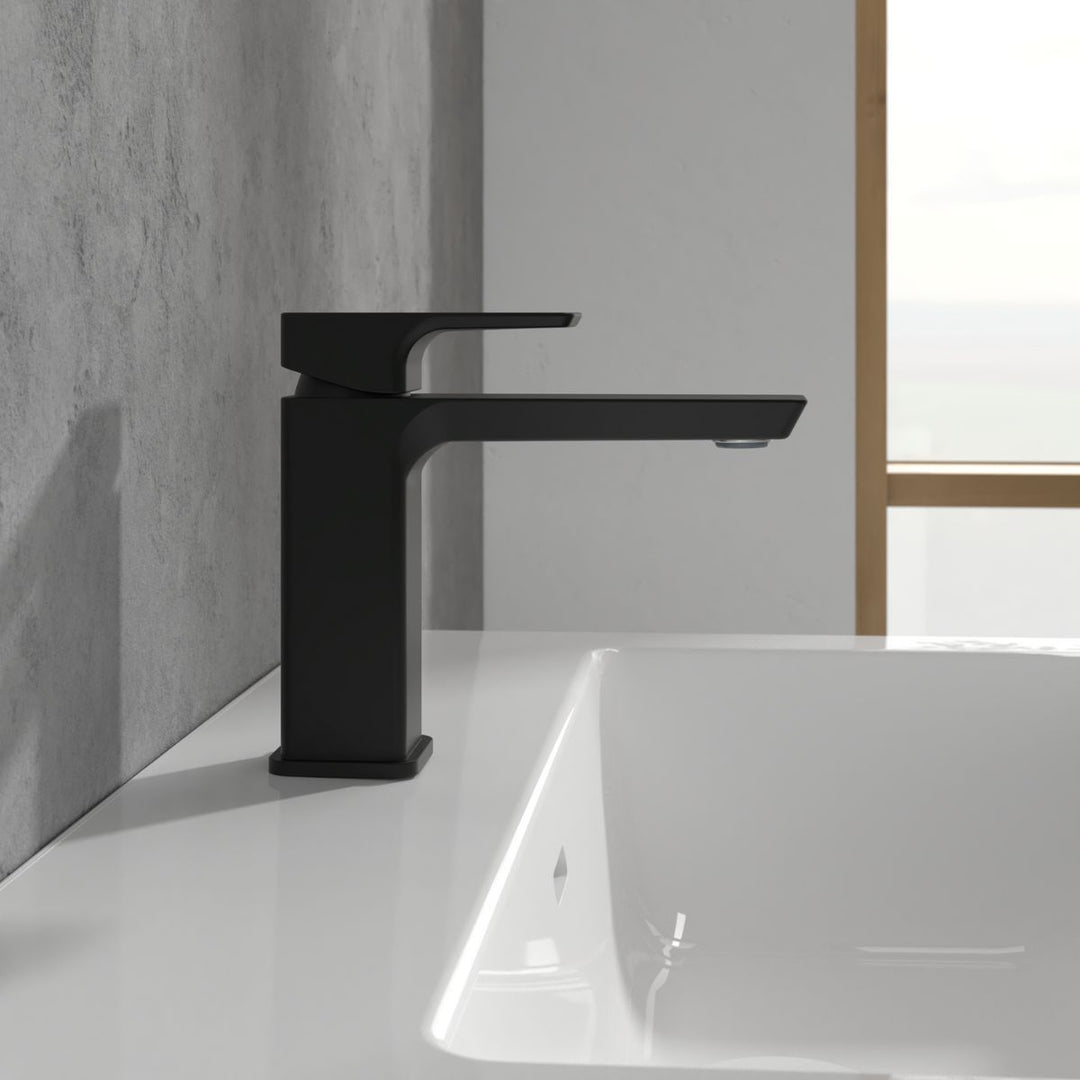 Villeroy & Boch Subway 3.0 Single Lever Basin Mixer In Matt Black