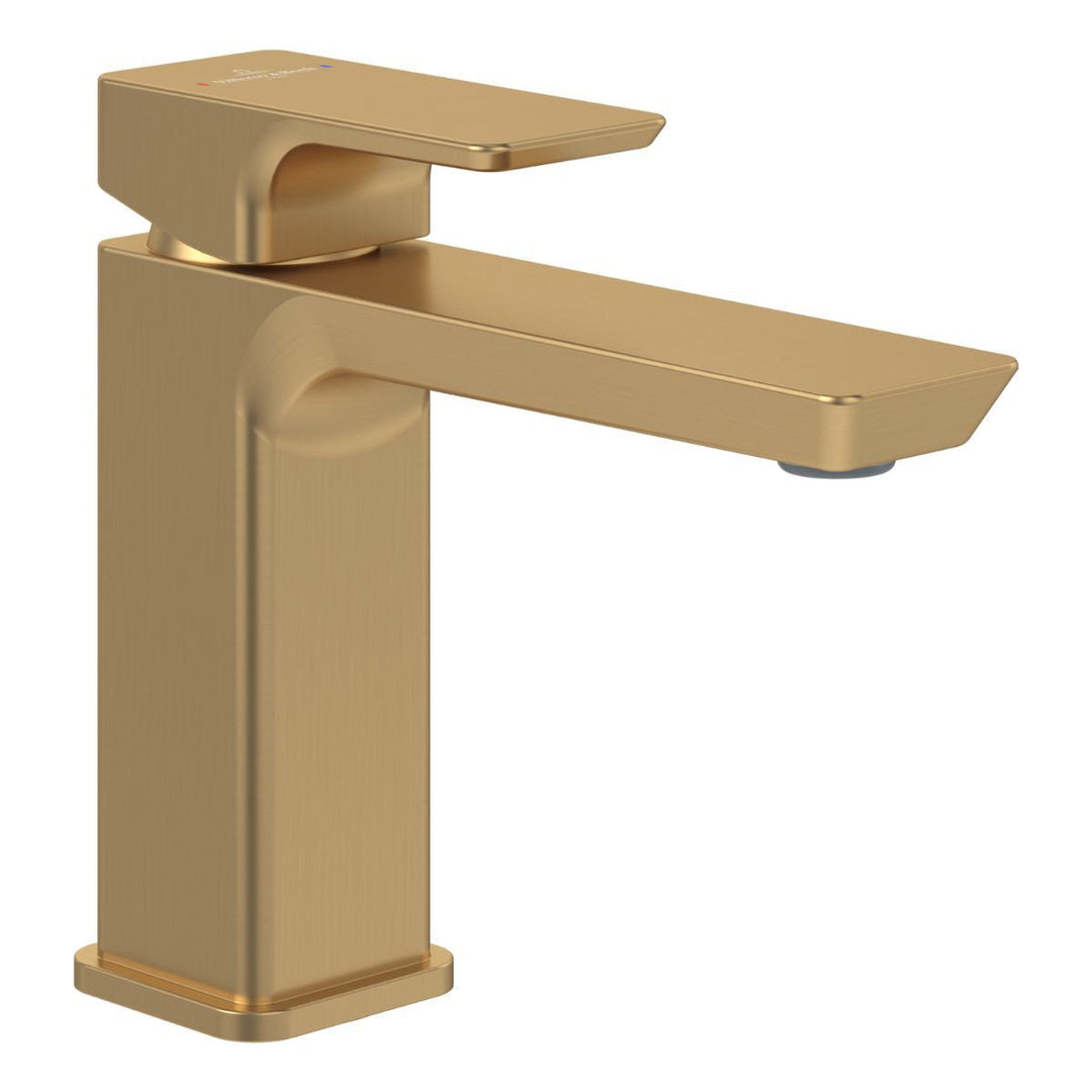 Villeroy & Boch Subway 3.0 Single Lever Basin Mixer In Brushed Gold