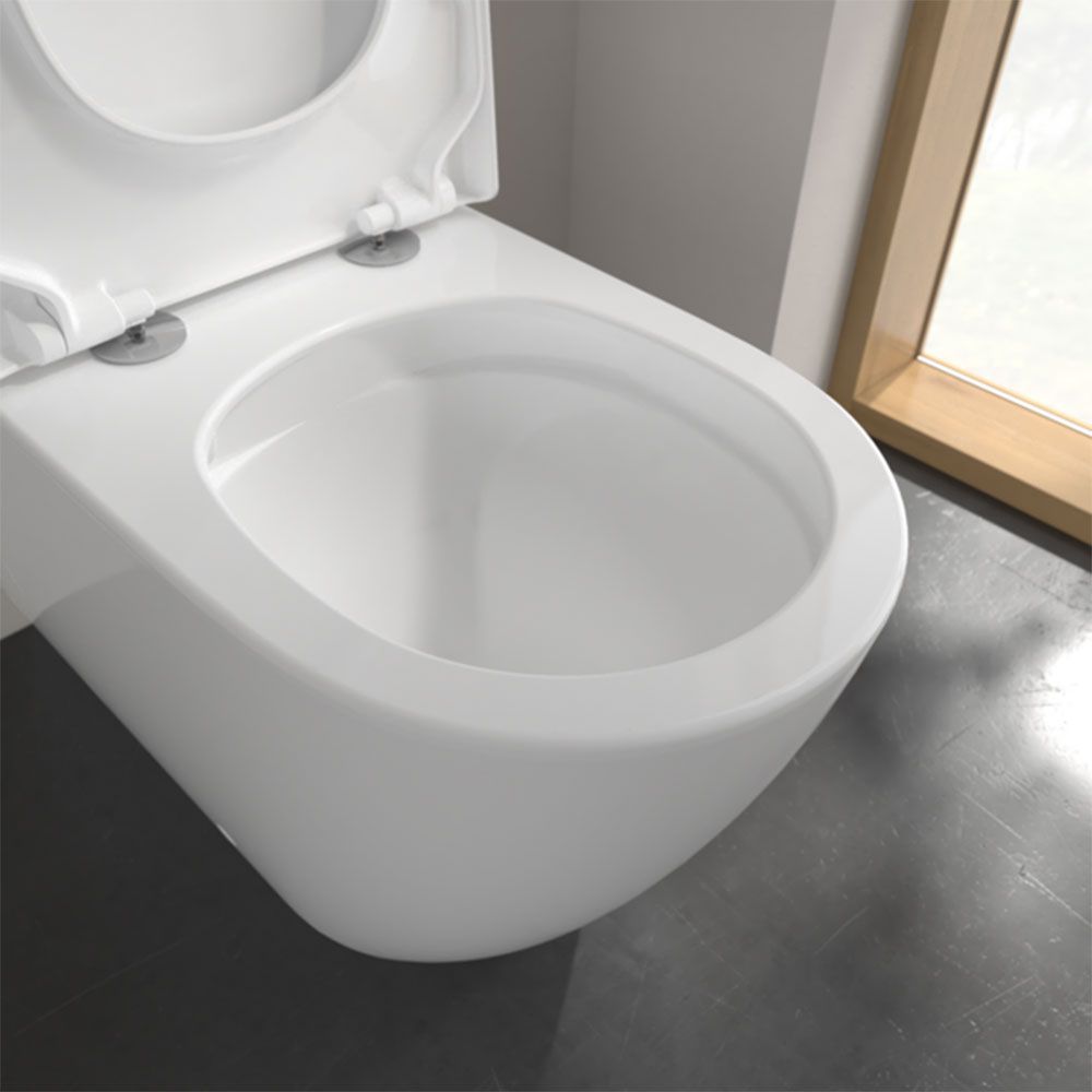 Villeroy & Boch Subway 3.0 Close Coupled Toilet & Soft Close Seat