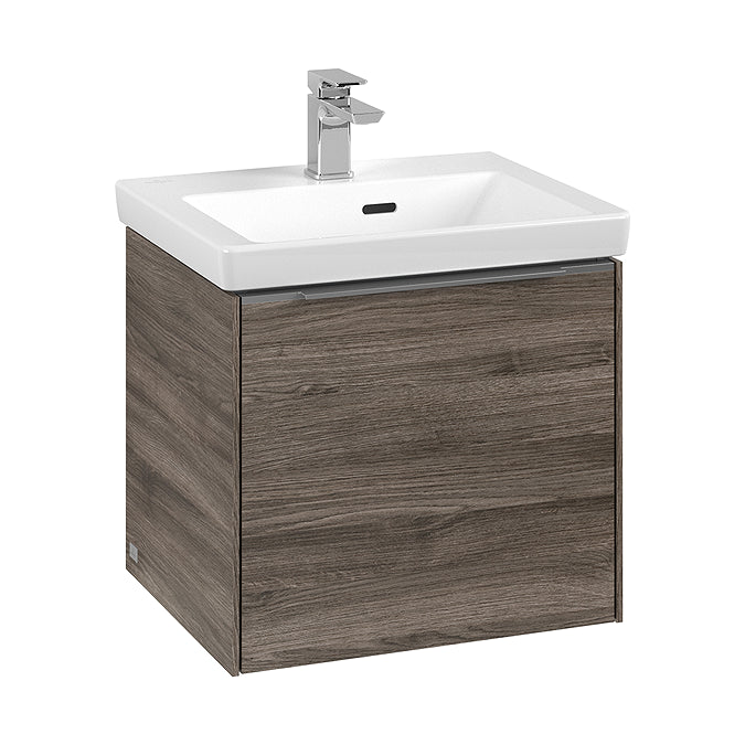 Villeroy & Boch Subway 3.0 500mm Wall Hung 1 Drawer Vanity Unit & Basin with LED Lighting