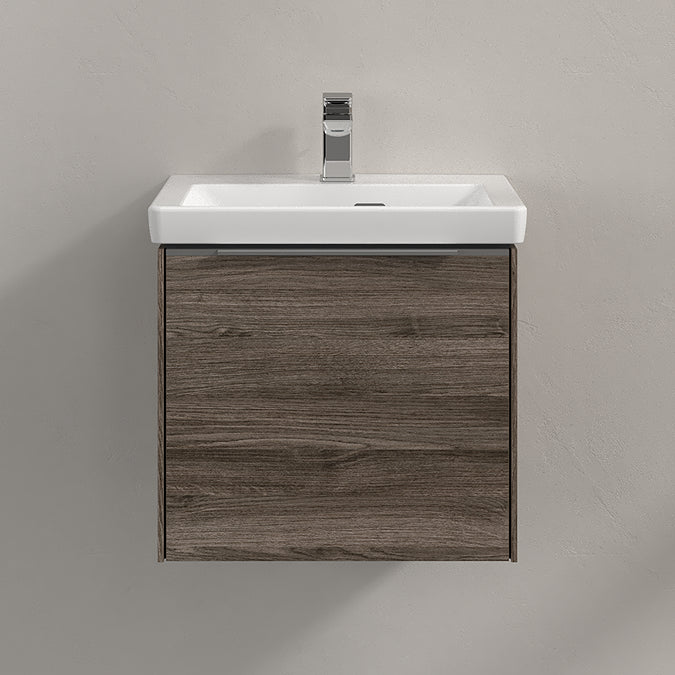 Villeroy & Boch Subway 3.0 500mm Wall Hung 1 Drawer Vanity Unit & Basin with LED Lighting