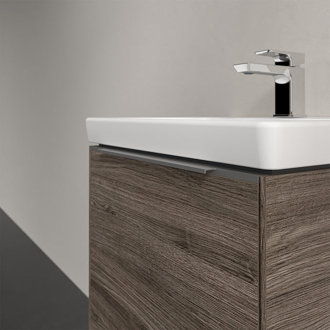 Villeroy & Boch Subway 3.0 500mm Wall Hung 1 Drawer Vanity Unit & Basin with LED Lighting