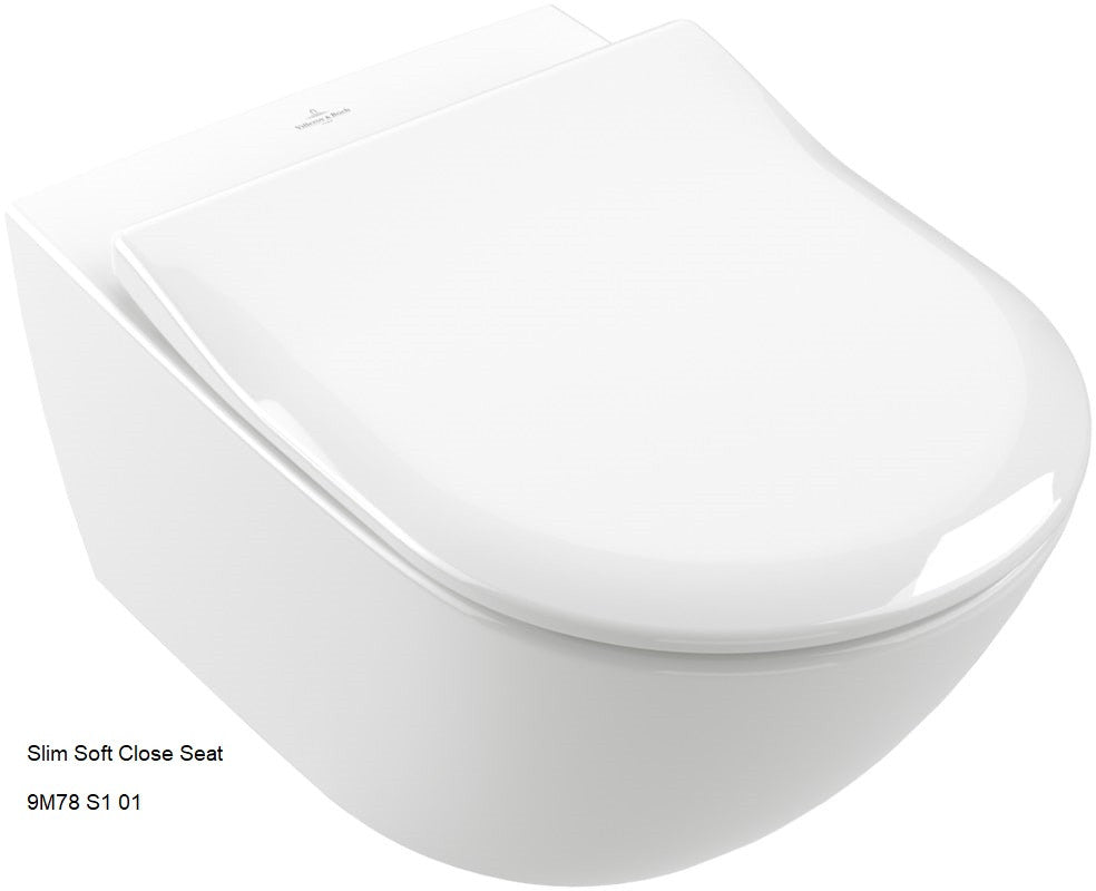 Villeroy & Boch Subway 3.0 Rimless Wall Hung Toilet With TwistFlush