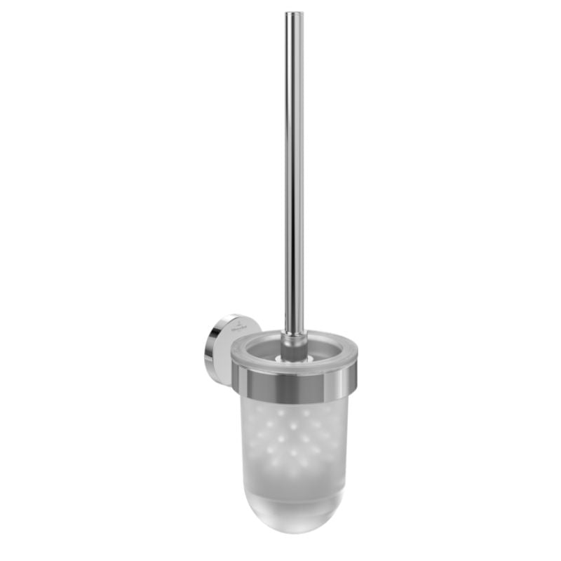 Villeroy & Boch Elements Tender Toilet Brush Set In Chrome