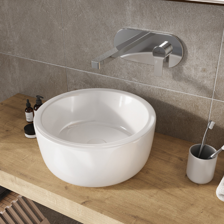 Villeroy & Boch Architectura Countertop Basin With Wall Mounted Basin Mixer