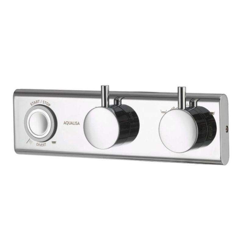 Aqualisa HiQu Concealed Smart Digital Dual Outlet Bath Filler Valve