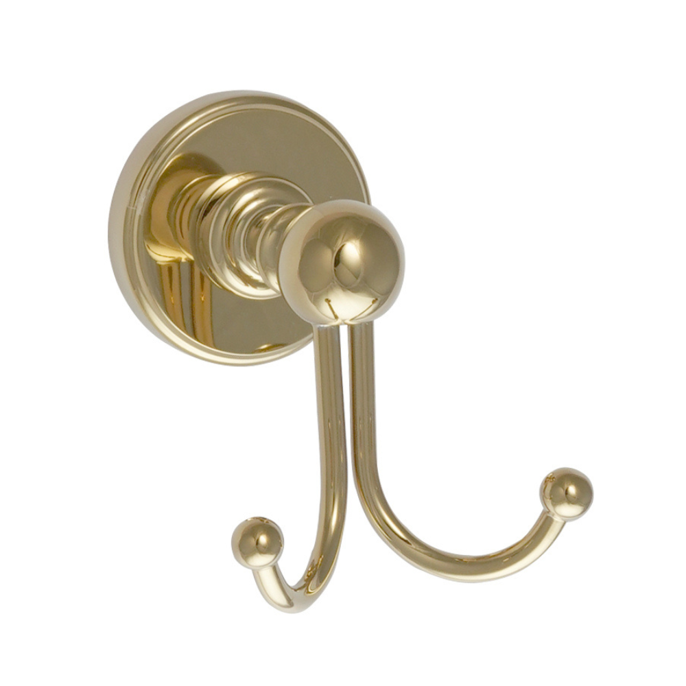 JTP Grosvenor Pinch Robe Hook In Antique Brass