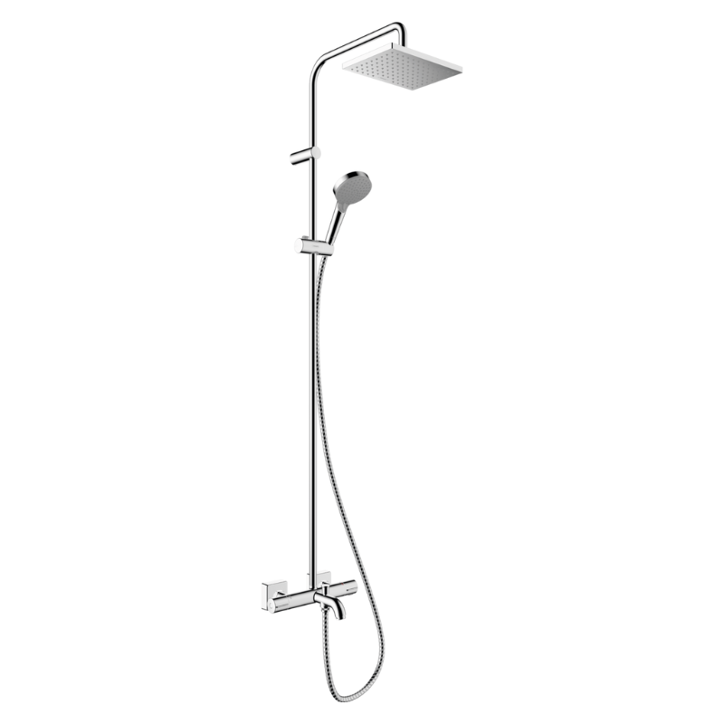 Hansgrohe Vernis Shape Showerpipe 230 1Jet EcoSmart With Bath Thermostat