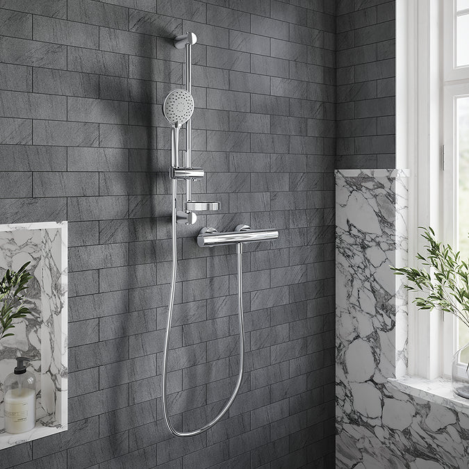 Villeroy & Boch Round Exposed Thermostatic Shower Mixer Set