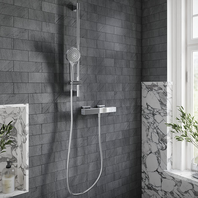 Villeroy & Boch Verve Square Thermostatic Shower Mixer Set