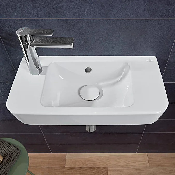 Villeroy & Boch O.Novo Compact 500mm 1 Tap Hole Handwash Basin