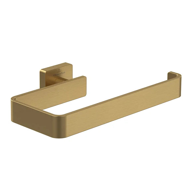 Villeroy & Boch Elements Striking Towel Ring Brushed Gold