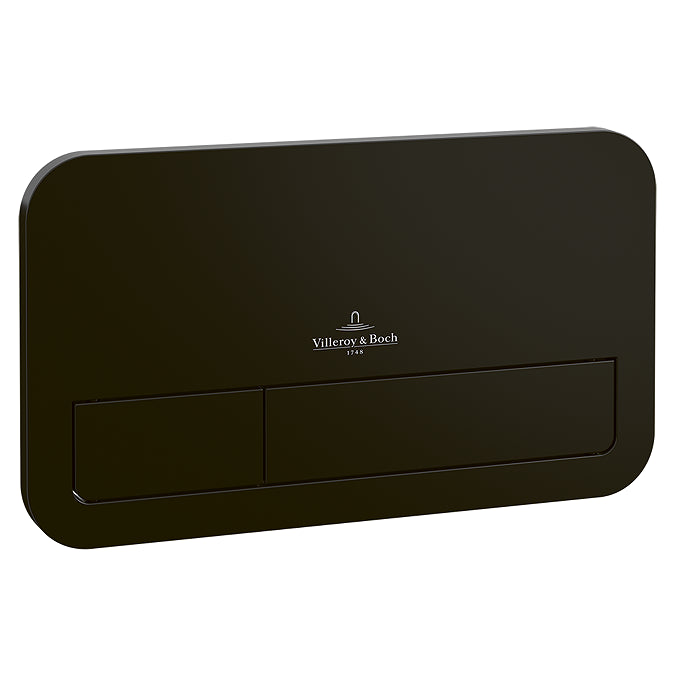 Villeroy & Boch ViConnect 200S Flush Plate In Matt Black