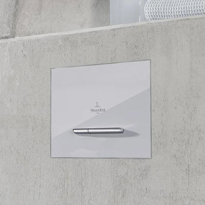 Villeroy & Boch ViConnect 300S Brushed Chrome Flush Plate