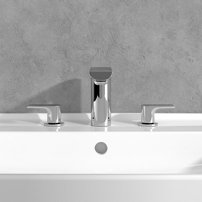 Villeroy & Boch Liberty 3 Hole Basin Mixer In Chrome