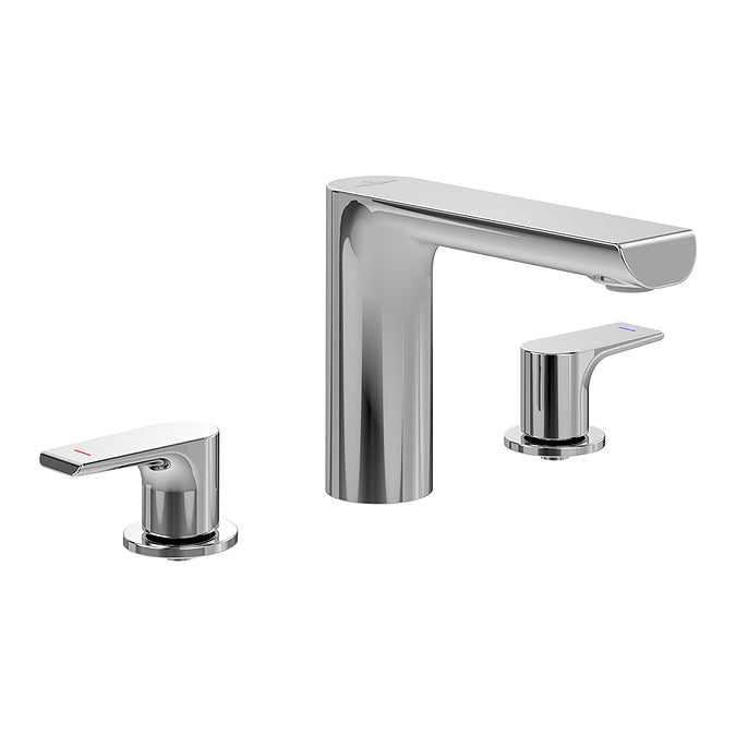 Villeroy & Boch Liberty 3 Hole Basin Mixer In Chrome