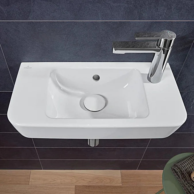 Villeroy & Boch O.Novo Compact 500mm 1 Tap Hole Handwash Basin