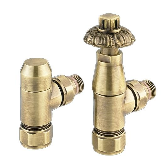 Zehnder Antique Style Angled Valve Set 17