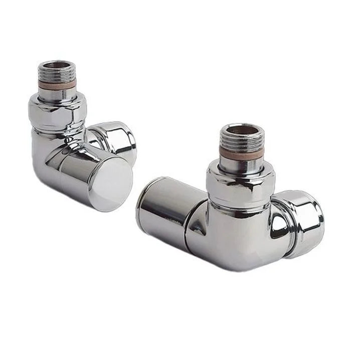 Zehnder Contemporary Double Angled Radiator Valve Set 28