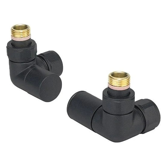 Zehnder Contemporary Double Angled Radiator Valve Set 28