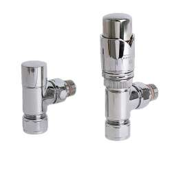 Zehnder Thermostatic Angled Valve Set 37