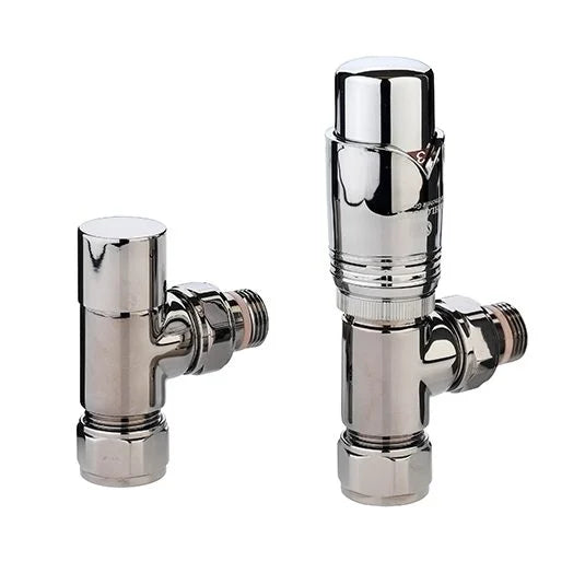 Zehnder Thermostatic Angled Valve Set 37