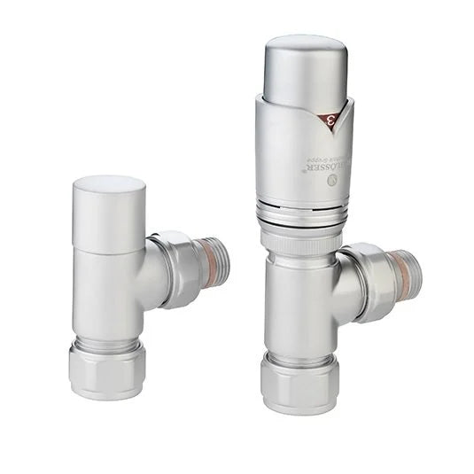 Zehnder Thermostatic Angled Valve Set 37