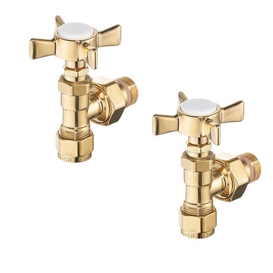 Zehnder Traditional Angled Manual Valve Set 8