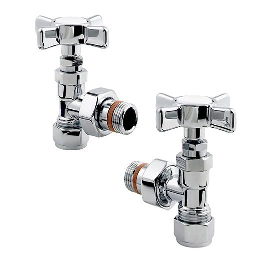 Zehnder Traditional Angled Manual Valve Set 8